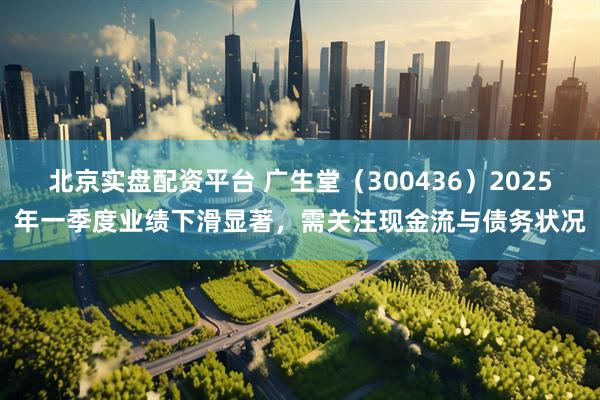 北京实盘配资平台 广生堂（300436）2025年一季度业绩下滑显著，需关注现金流与债务状况